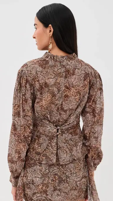 Isabel Marant Celeny Top Ochre | Thumbnail 3 Isabel Marant Celeny Top Ochre | Thumbnail 3