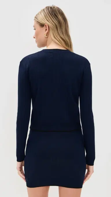 LE BOP Diana Cardigan Navy | Thumbnail 3