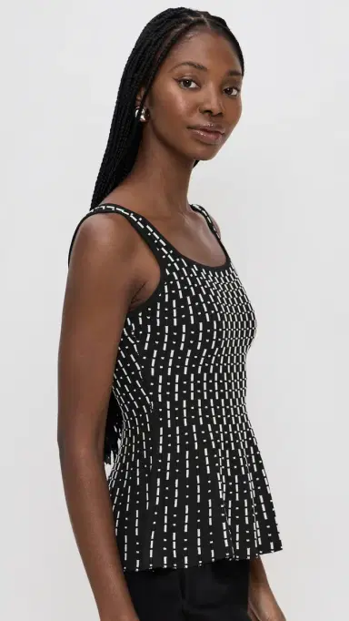 Staud Ellen Top Black Geo XS | Thumbnail 4 Staud Ellen Top Black Geo XS | Thumbnail 4