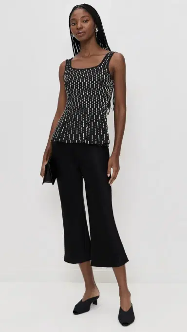 Staud Ellen Top Black Geo XS | Thumbnail 5 Staud Ellen Top Black Geo XS | Thumbnail 5