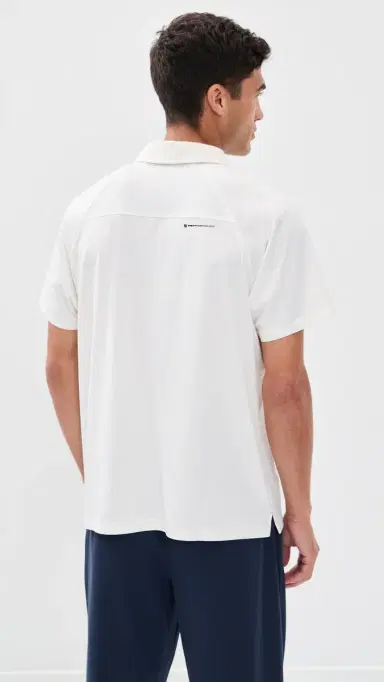 Malbon Performance Zip Raglan Polo White S | Thumbnail 3 Malbon Performance Zip Raglan Polo White S | Thumbnail 3