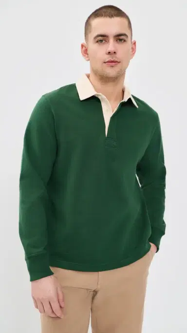Taylor Stitch The Rugby Shirt Ivy | Thumbnail 2