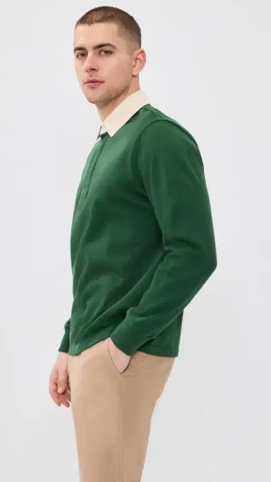 Taylor Stitch The Rugby Shirt Ivy | Thumbnail 4