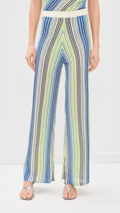 Line & Dot Kit Striped Knit Pants Blue Multi | Thumbnail 2 Line & Dot Kit Striped Knit Pants Blue Multi | Thumbnail 2