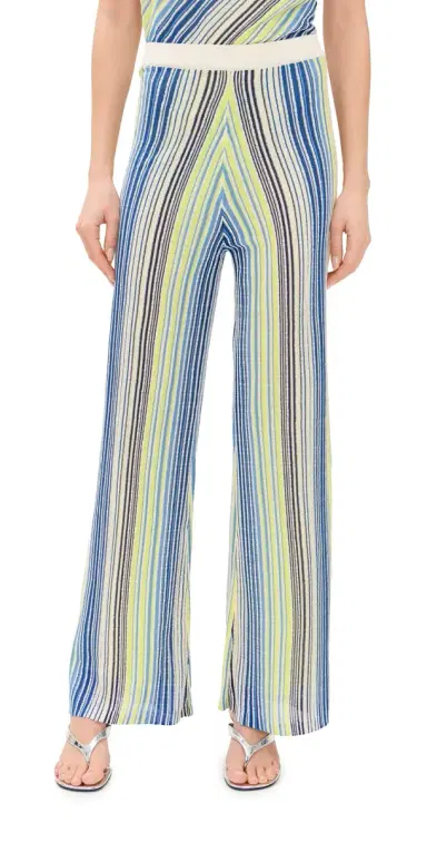 Line & Dot Kit Striped Knit Pants Blue Multi | Thumbnail 1 Line & Dot Kit Striped Knit Pants Blue Multi | Thumbnail 1