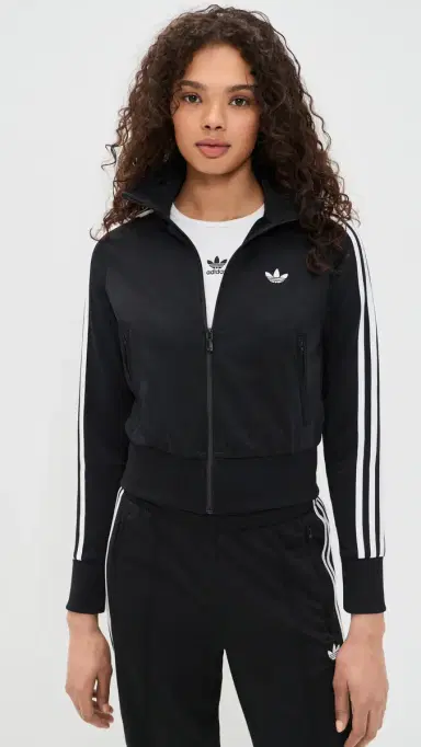 Adidas Firebird Classic Track Jacket Black/White | Thumbnail 2