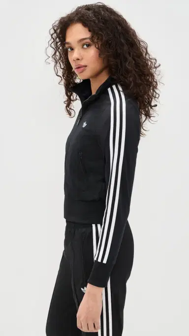 Adidas Firebird Classic Track Jacket Black/White | Thumbnail 4