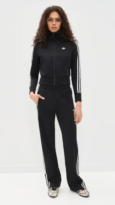 Adidas Firebird Classic Track Jacket Black/White | Thumbnail 5
