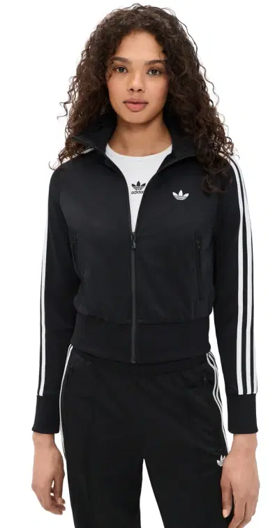 Adidas Firebird Classic Track Jacket Black/White | Thumbnail 1