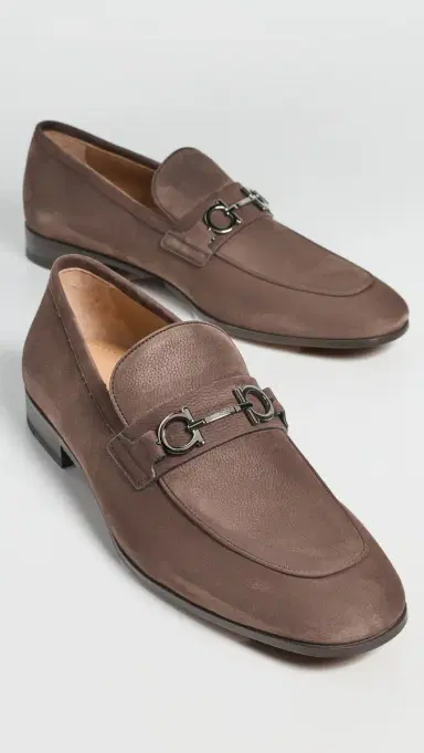 Ferragamo Balty Nubuck Loafers | Thumbnail 4 Ferragamo Balty Nubuck Loafers | Thumbnail 4
