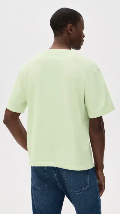 AGOLDE Asha Mock Neck Tee int Cream | Thumbnail 3 AGOLDE Asha Mock Neck Tee int Cream | Thumbnail 3