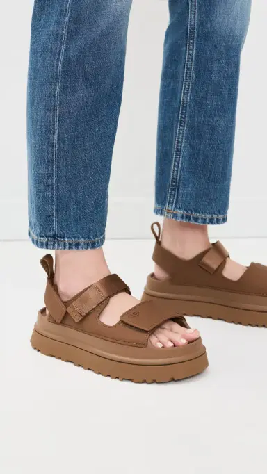 UGG Goldenglow Sandals Bison Brown | Thumbnail 3