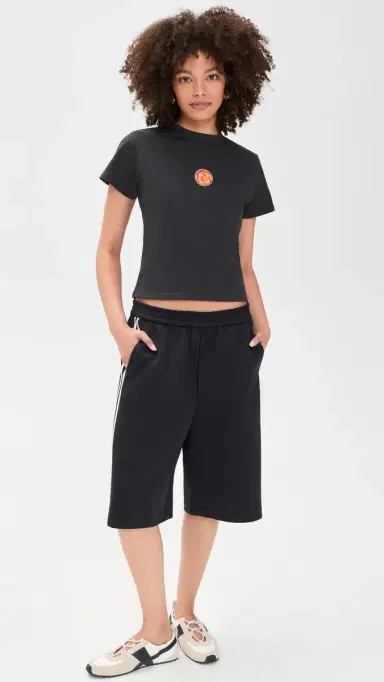 New York or Nowhere Knicks Mascot Baby Tee Black | Thumbnail 5