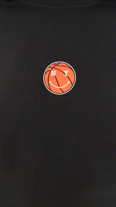 New York or Nowhere Knicks Mascot Baby Tee Black | Thumbnail 6