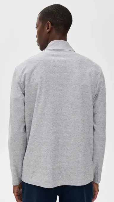 Beyond Yoga Spacedye Terrain Mens Quarter Zip Pullover ilver Mist | Thumbnail 3