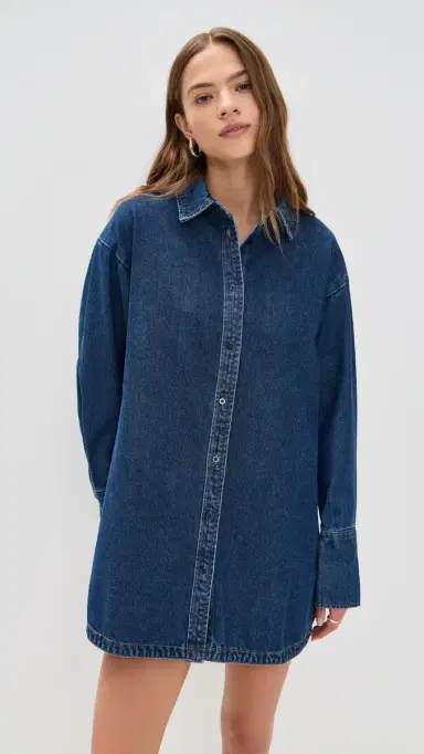 Lioness Denim Dress Dark Denim | Thumbnail 2 Lioness Denim Dress Dark Denim | Thumbnail 2