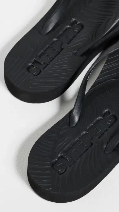 SLEEPERS Tapered Flip Flops Black 41 | Thumbnail 4