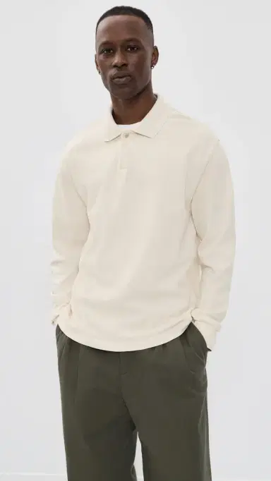 Madewell Cotton Polo Parchment S | Thumbnail 2