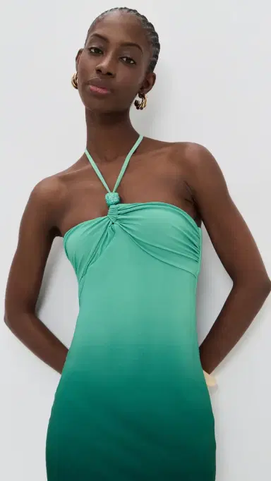 BAOBAB Bari Maxi Dress Green agoon | Thumbnail 5