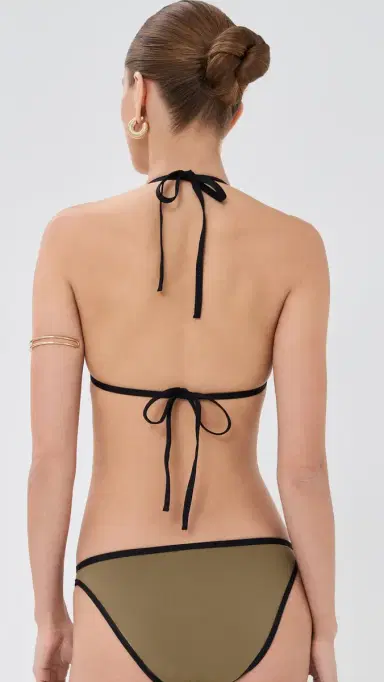 STAUD Koko Bikini Top Thyme/Black | Thumbnail 3