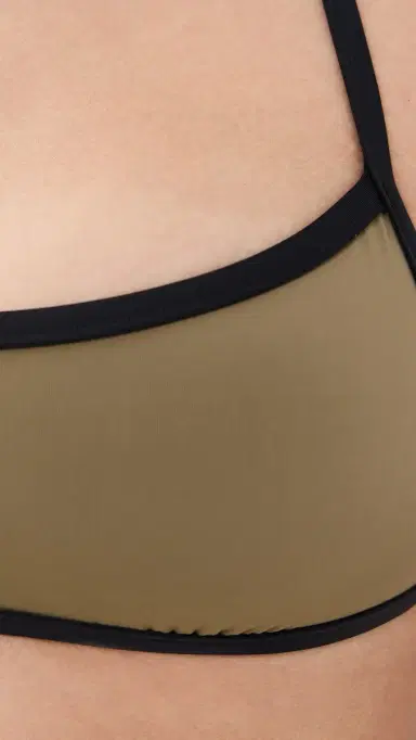 STAUD Koko Bikini Top Thyme/Black | Thumbnail 6