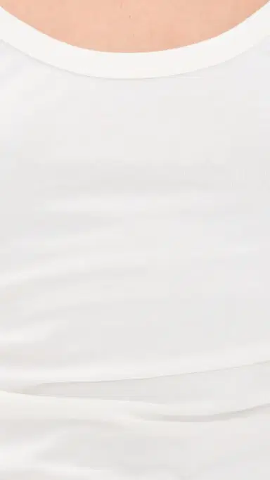 THE LINE BY K Maya Scoop Neck Tee White S | Thumbnail 6