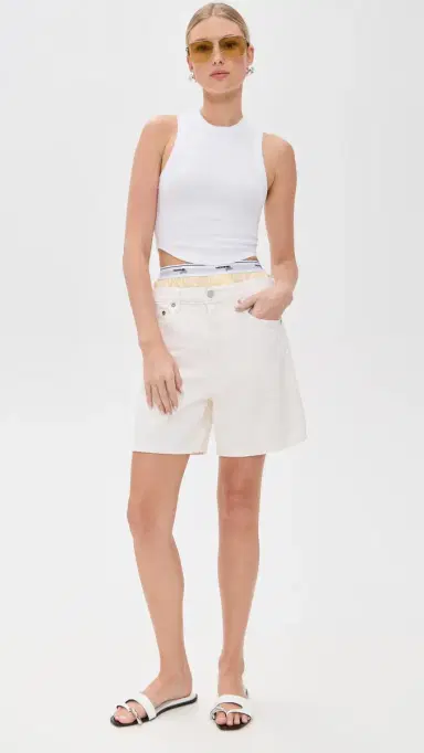 Vitamin A Daybreak Essential Crop Tank White | Thumbnail 5 Vitamin A Daybreak Essential Crop Tank White | Thumbnail 5