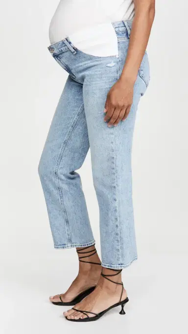PAIGE Noella Straight Maternity Jeans Liza 29 | Thumbnail 4