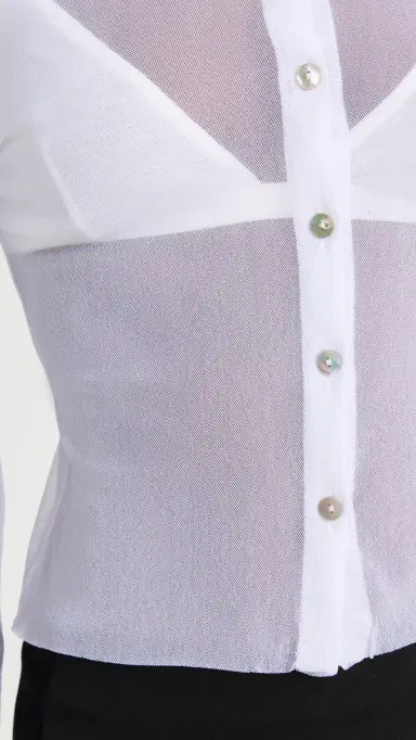 Only Hearts Tulle Cardigan White P/S | Thumbnail 6