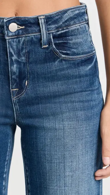 L'Agence Scottie Wide Leg Jeans Hasting 29 | Thumbnail 6