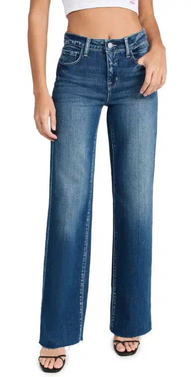 L'Agence Scottie Wide Leg Jeans Hasting 29 | Thumbnail 1