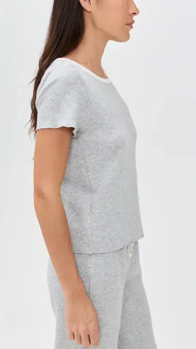 Cozyland by Morgan Lane Baby Jean Tee Heather Grey L | Thumbnail 4 Cozyland by Morgan Lane Baby Jean Tee Heather Grey L | Thumbnail 4