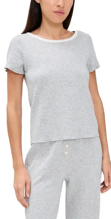 Cozyland by Morgan Lane Baby Jean Tee Heather Grey L | Thumbnail 1 Cozyland by Morgan Lane Baby Jean Tee Heather Grey L | Thumbnail 1