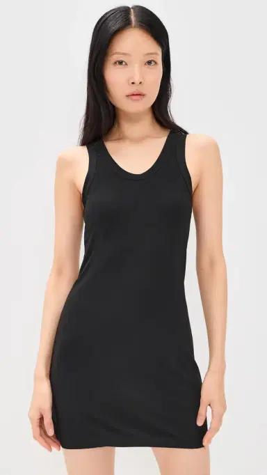 Norma Kamali Racer Tee Mini Dress Black | Thumbnail 2 Norma Kamali Racer Tee Mini Dress Black | Thumbnail 2