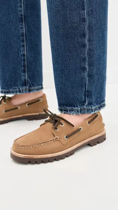Sperry Authentic Original 2 Eye Low Lug Loafers Linen Multi | Thumbnail 3