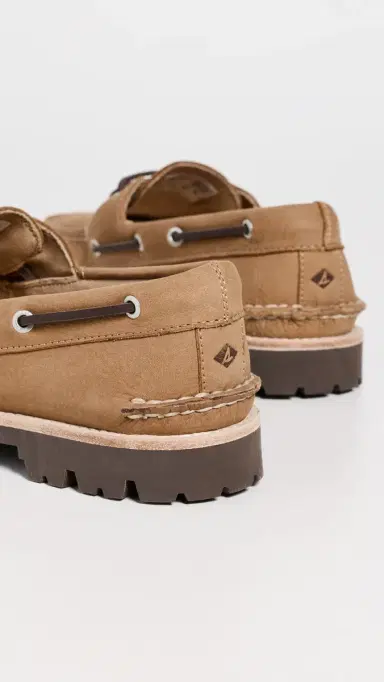 Sperry Authentic Original 2 Eye Low Lug Loafers Linen Multi | Thumbnail 4