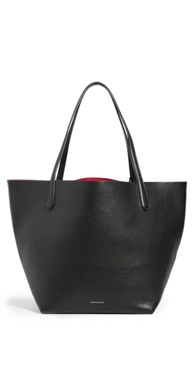MANSUR GAVRIEL Everyday Soft Tote Black/Flamma One Size | Thumbnail 1