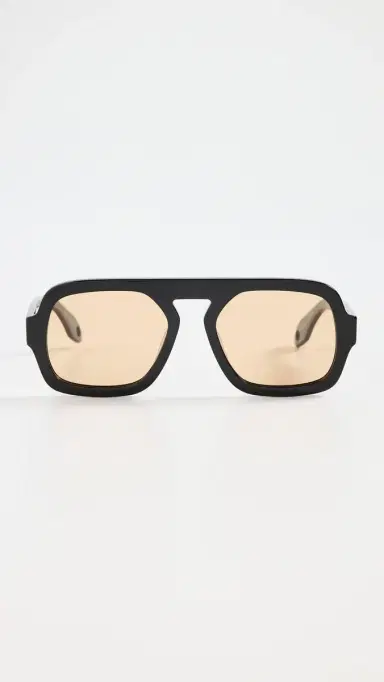 Elisa Johnson Jane Sunglasses Black One Size | Thumbnail 2