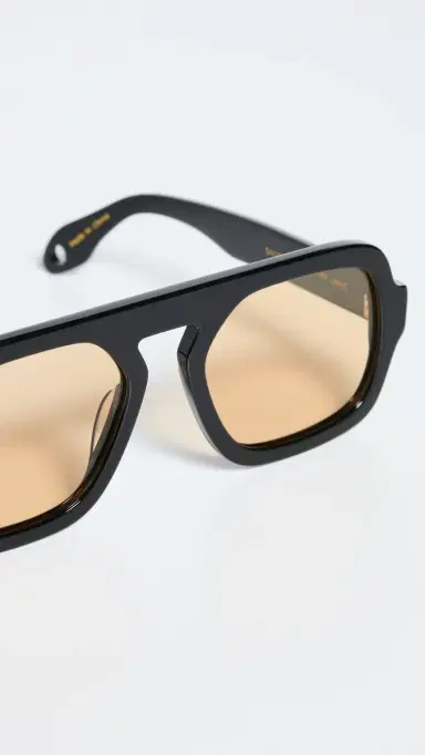 Elisa Johnson Jane Sunglasses Black One Size | Thumbnail 5