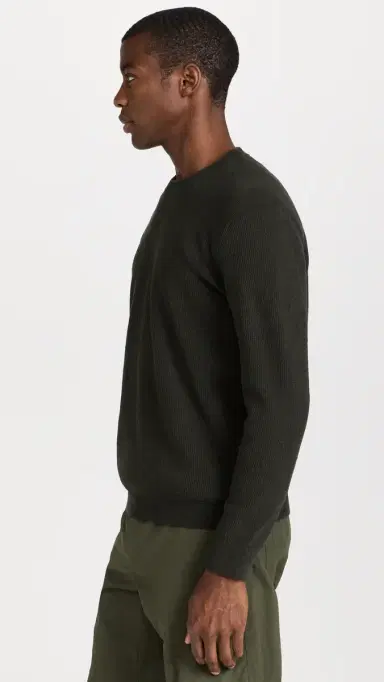 NN07 Danny Lightweight Sweater Dark Army | Thumbnail 4