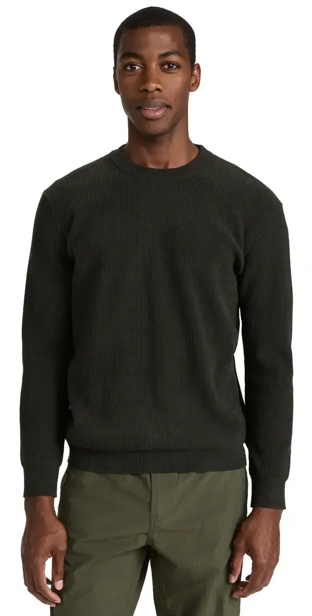 NN07 Danny Lightweight Sweater Dark Army