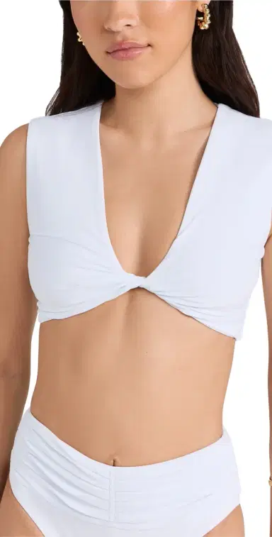 Ramy Brook Oliwia Bikini Top White | Thumbnail 1