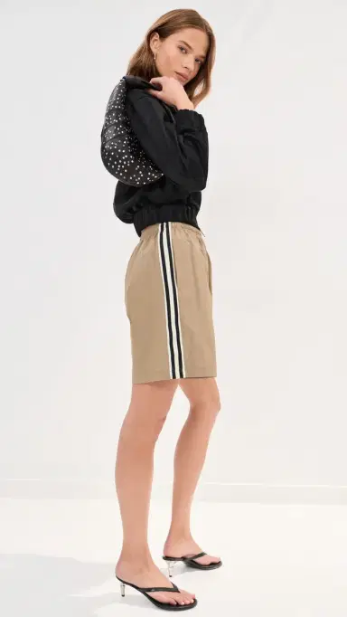 LE BOP Mabel Faux Suede Hoodie Black | Thumbnail 4 LE BOP Mabel Faux Suede Hoodie Black | Thumbnail 4