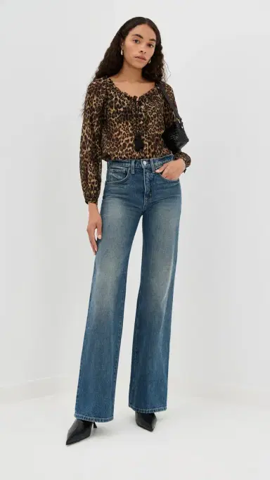 Nili Lotan Celia Jeans Classic Wash 28 | Thumbnail 2