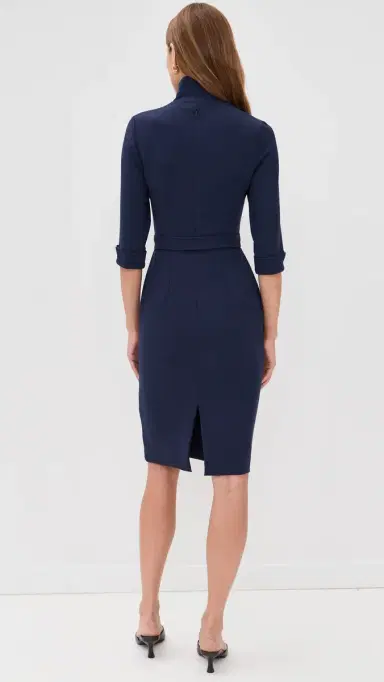 BLACK HALO Madeline Sheath Dress Pacific Blue 4 | Thumbnail 3 BLACK HALO Madeline Sheath Dress Pacific Blue 4 | Thumbnail 3
