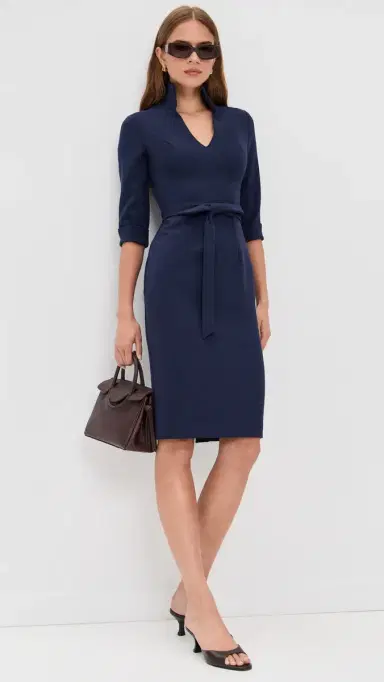 BLACK HALO Madeline Sheath Dress Pacific Blue 4 | Thumbnail 5 BLACK HALO Madeline Sheath Dress Pacific Blue 4 | Thumbnail 5