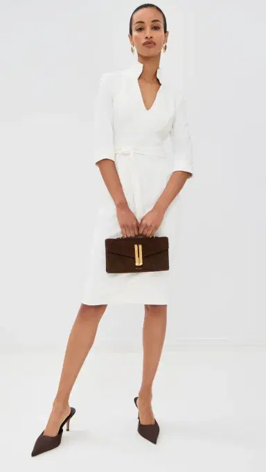 BLACK HALO Madeline Sheath Dress Porcelain 4 | Thumbnail 2