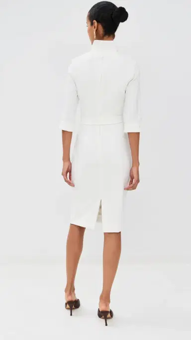 BLACK HALO Madeline Sheath Dress Porcelain 4 | Thumbnail 3