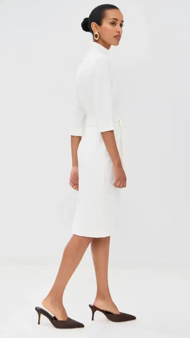 BLACK HALO Madeline Sheath Dress Porcelain 4 | Thumbnail 4