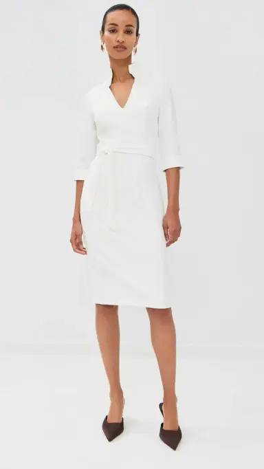 BLACK HALO Madeline Sheath Dress Porcelain 4 | Thumbnail 5